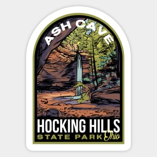 Hocking Hills State Park Ohio Sticker